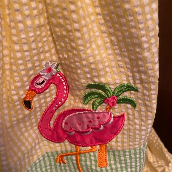 Rare Editions Flamingo Dress & Diaper‎ Cover - Picture 5 of 8